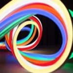 RGB Neon Strip, 24V, 100mm Cut, 8(w)x16(h)mm